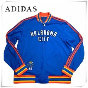 Adidas Rare Oklahoma City Thunder NBA Kevin Durant Zip up Sweat Track Jacket